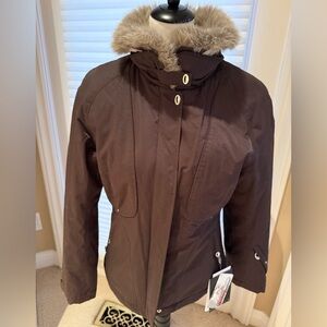 New with tags, Metropolis brown snow coat ski jacket size 6